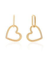 Amora Vermeil Link Hoop Earrings