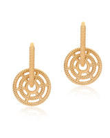 Chakkra Vermeil Link Hoops