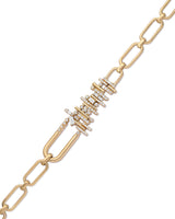 Ethereal Diamond Chic Link Bracelet