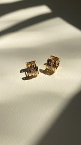 Rivulet Diamond Thread Huggies