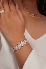 Ethereal Essence Diamond Statement Bracelet