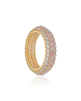 Timeless Sparkle Pink Opal Vermeil Ring