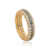 Timeless Sparkle Ring - London Blue Topaz