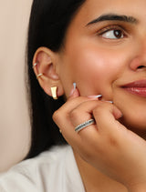 Timeless Sparkle Ring - London Blue Topaz