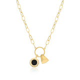Ayla Charm Vermeil Necklace