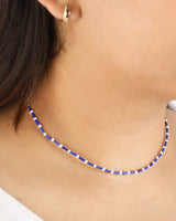 Cleo Keshi Pearl and Lapis Vermeil Necklace