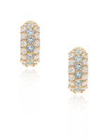 Timeless Sparkle Huggies - Swiss Blue Topaz