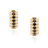 Timeless Sparkle Huggies - Black Spinel