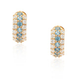Timeless Sparkle Huggies - London Blue Topaz