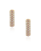 Timeless Sparkle Pink Opal Vermeil Hoops