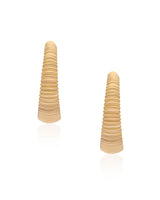 Ridged Hobo Vermeil Hoops