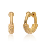 Hoops with a Twist Vermeil Huggies