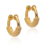 Hoops with a Twist Vermeil Huggies