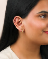 Hoops with a Twist Vermeil Huggies