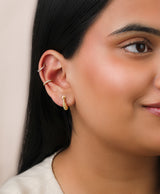 Hoops with a Twist Vermeil Huggies