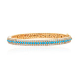 Timeless Sparkle Vermeil Bracelet - Turquoise