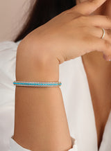 Timeless Sparkle Vermeil Bracelet - Turquoise