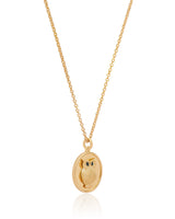 Owl Charm Vermeil Necklace