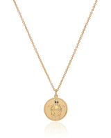 Turtle Charm Vermeil Necklace