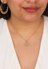 Turtle Charm Vermeil Necklace
