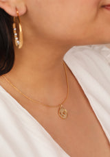 Whale Charm Vermeil Necklace