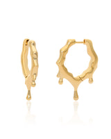 Molten Drop Vermeil Hoops