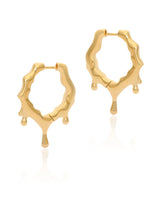 Molten Drop Vermeil Hoops