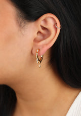 Molten Drop Vermeil Hoops