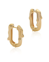 Molten Monroe Vermeil Link Hoops