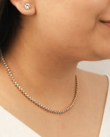 Timeless Sparkle Tennis Necklace - London Blue Topaz