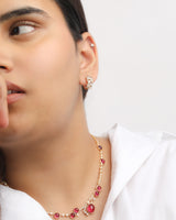 Ethereal Dream Diamond 14k Gold Huggies