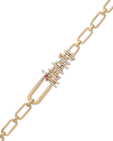 Ethereal Diamond Chic Link Bracelet