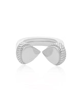 Naia Duo Chunky Sterling Silver Ring