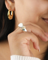 Naia Duo Chunky Sterling Silver Ring