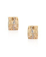 Rivulet Diamond Thread Huggies