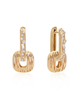 Rivulet Reflections Hoops with Charms