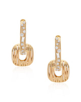 Rivulet Reflections Hoops with Charms