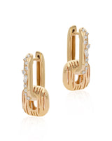 Rivulet Reflections Hoops with Charms