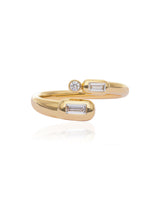 Ethereal Caress Duo Rah 14k Gold Ring