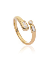 Ethereal Caress Duo Rah 14k Gold Ring