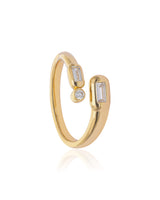 Ethereal Caress Duo Rah 14k Gold Ring