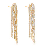 Ethereal Glam Diamond Chandelier Earrings