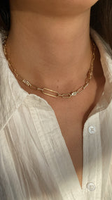 Ethereal Romance 14k Diamond Necklace