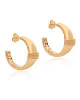 Naia Dome Vermeil Hoops