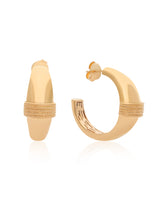 Naia Dome Vermeil Hoops