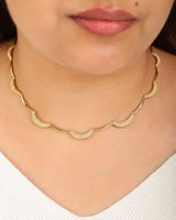 Naia Vermeil Wave Necklace