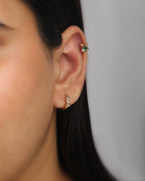 Ethereal Seira Diamond 14k Gold Mini Huggies