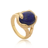 Selena Vermeil Lapis Ring