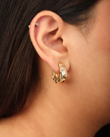 Molten Monroe Chubby Vermeil Hoops