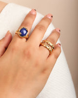 Selena Vermeil Lapis Ring